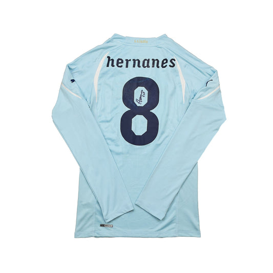 2010/11 LAZIO HERNANES #8 *SIGNED* PLAYER ISSUE L/S HOME SHIRT (M) PUMA2010/11 LAZIO HERNANES #8 *PLAYER ISSUE + SIGNED* L/S HOME SHIRT (M) PUMA