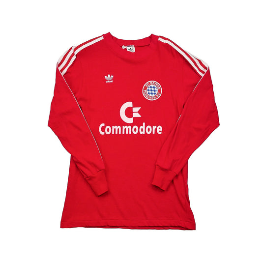CULT KITS - 1989/91 BAYERN MUNICH L/S HOME SHIRT (M) ADIDAS
