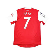 2022/23 Arsenal Saka #7 *Match Worn* Home Shirt (M) Adidas