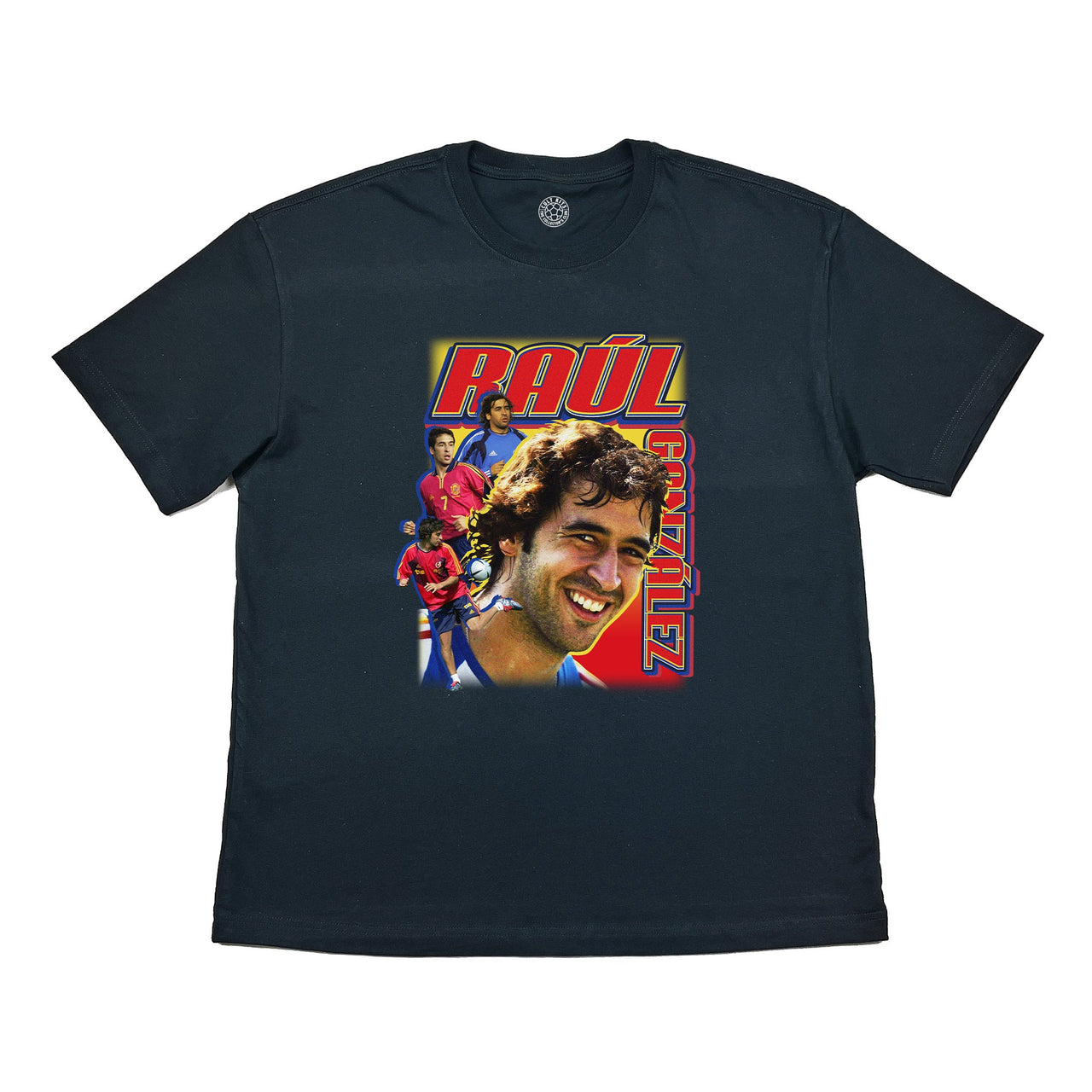 SPAIN RAUL BOOTLEG TEE | Cult Kits, Small / Spain / Black