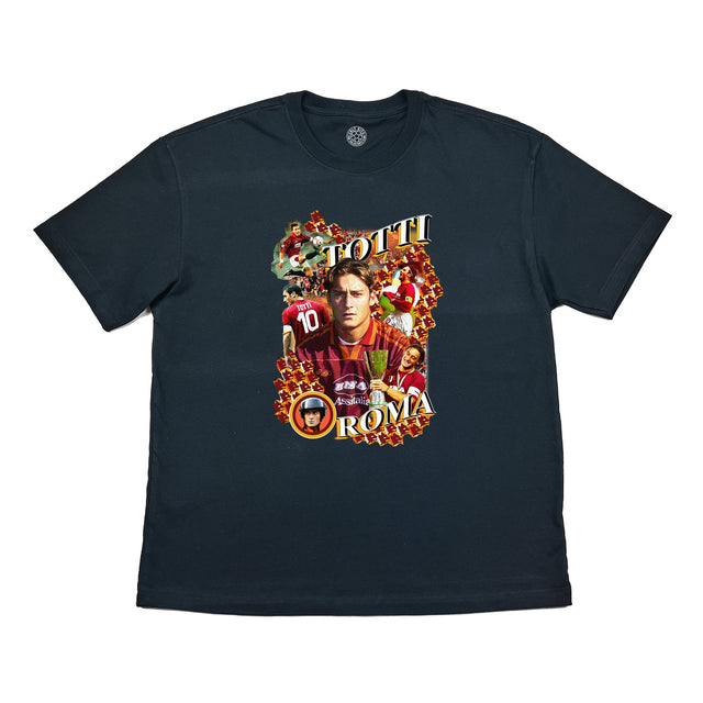 ROMA TOTTI BOOTLEG TEE, Cult Kits, XXL / Roma / Black