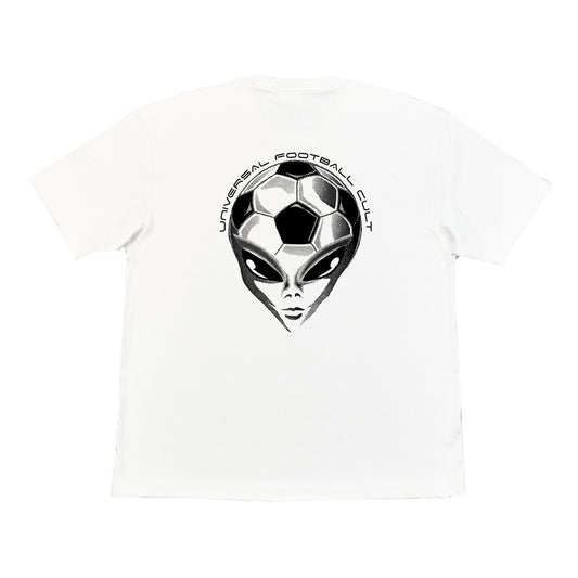 UNIVERSAL FOOTBALL CULT TEE | Cult Kits, Medium / Universal Football Cult / White