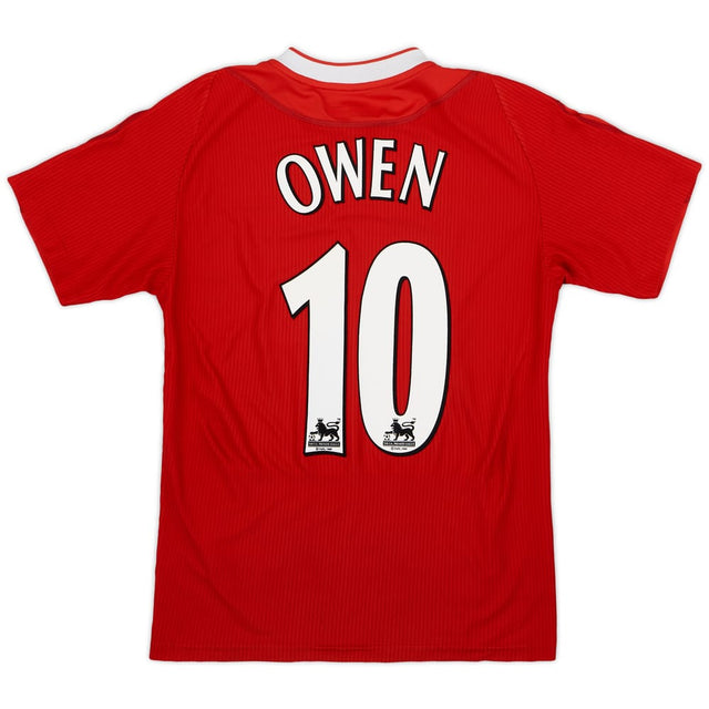 Liverpool 2002-04 Home Shirt Owen #10 L