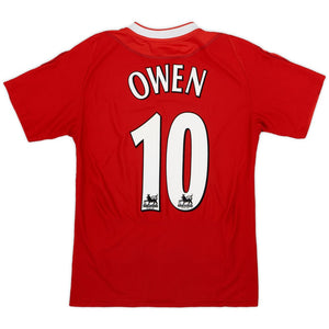 Liverpool 2002-04 Home Shirt Owen #10 XL