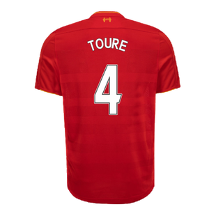 Liverpool 2016-17 Home Football Shirt (Excellent) (Toure 4)_1