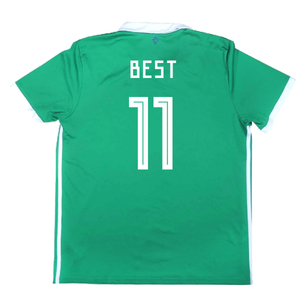 2017-2018 Northern Ireland Home Shirt ((Very Good) L) (Best 11)_2