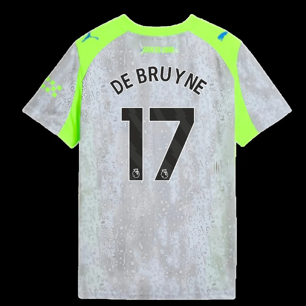 2025-2026 Man City Third Shirt (Kids) (De Bruyne 17)_0