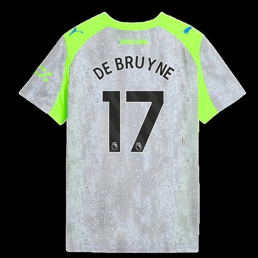 2025-2026 Man City Third Shirt (Kids) (De Bruyne 17)_0