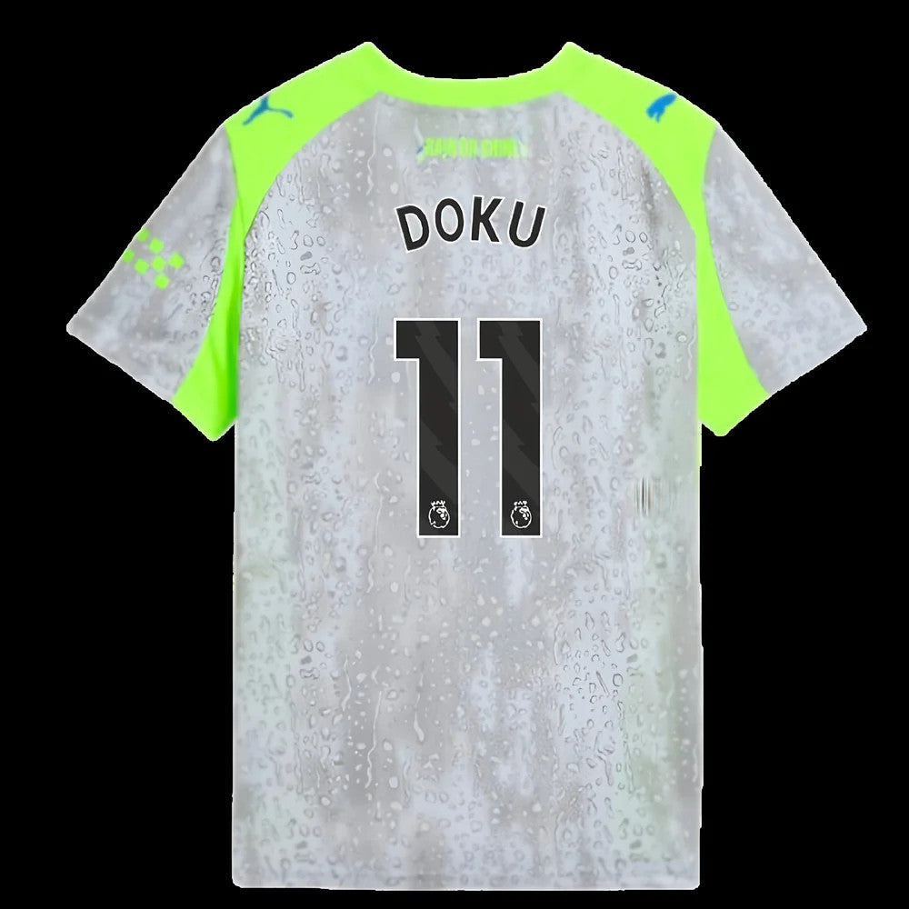 2025-2026 Man City Third Shirt (Kids) (Doku 11)_0