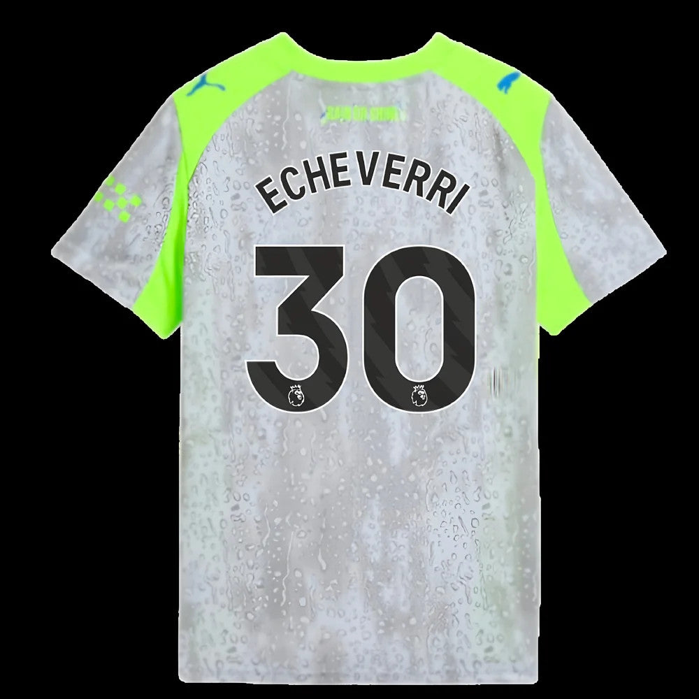 2025-2026 Man City Third Shirt (Kids) (Echeverri 30)_0
