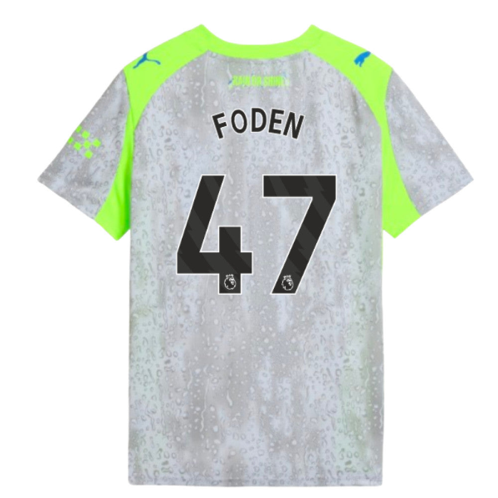 2025-2026 Man City Third Shirt (Kids) (Foden 47)_0