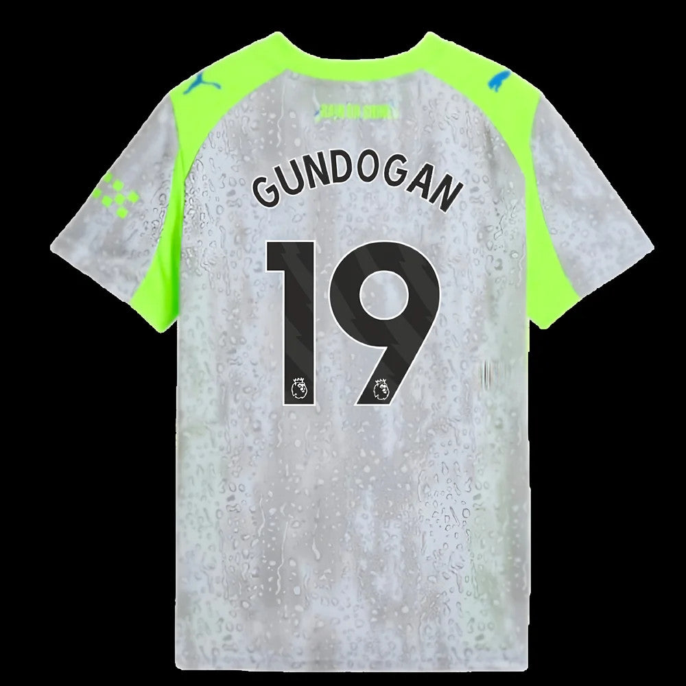 2025-2026 Man City Third Shirt (Kids) (Gundogan 19)_0