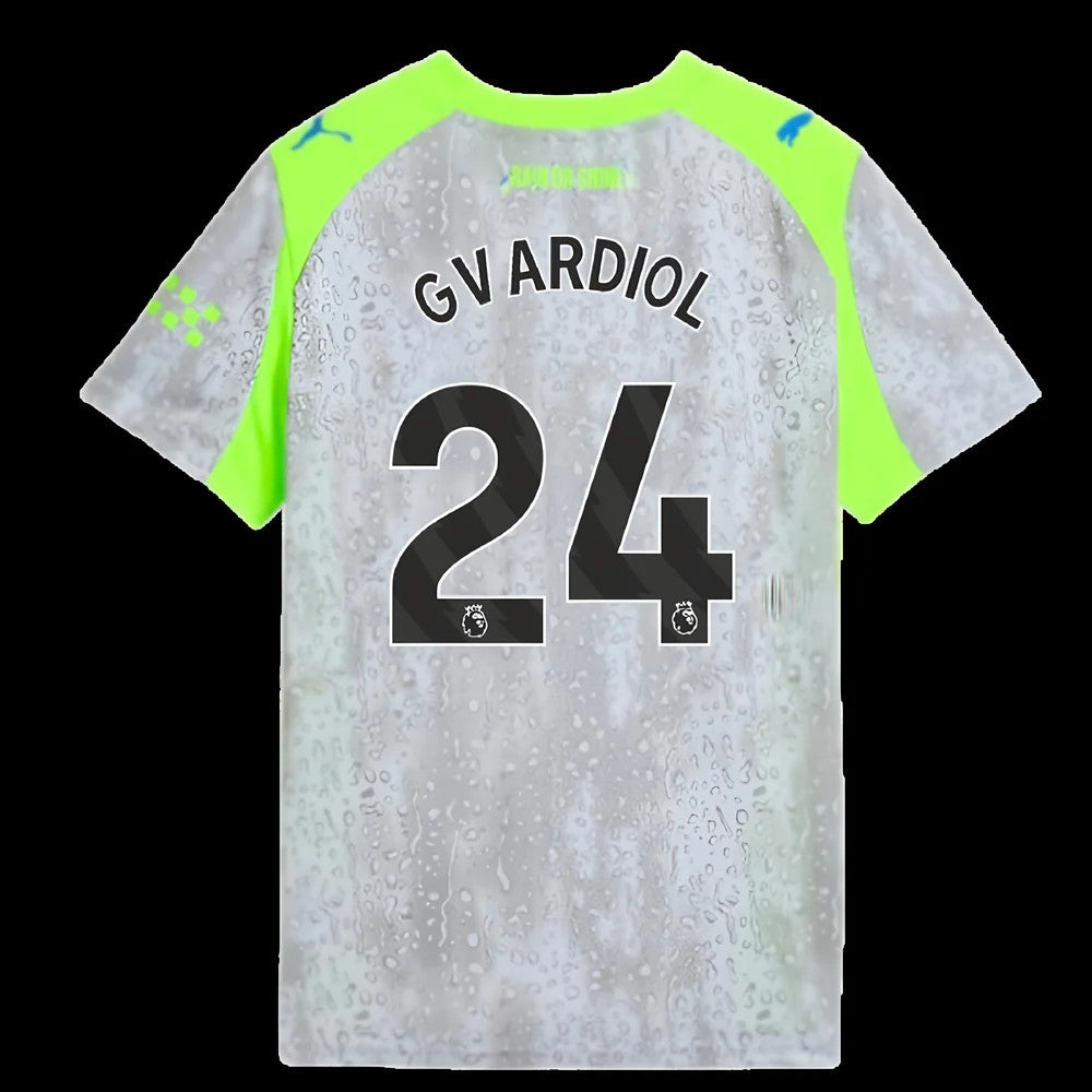 2025-2026 Man City Third Shirt (Kids) (Gvardiol 24)_0