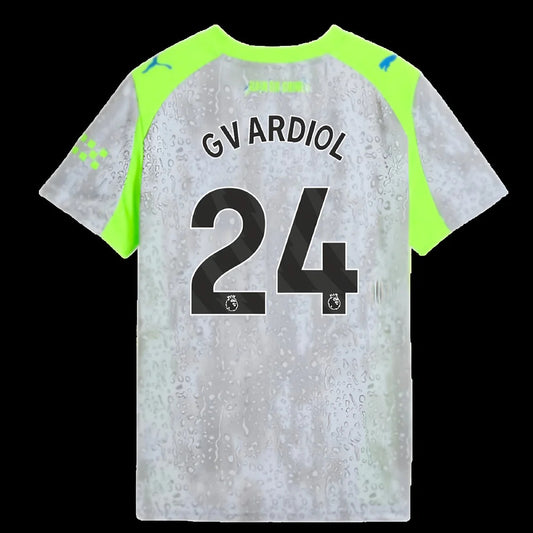 2025-2026 Man City Third Shirt (Kids) (Gvardiol 24)_0
