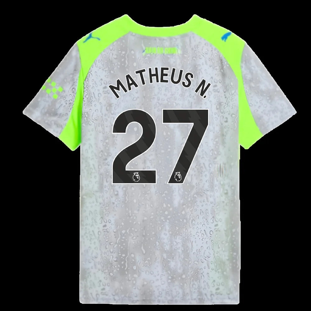 2025-2026 Man City Third Shirt (Kids) (Matheus N. 27)_0
