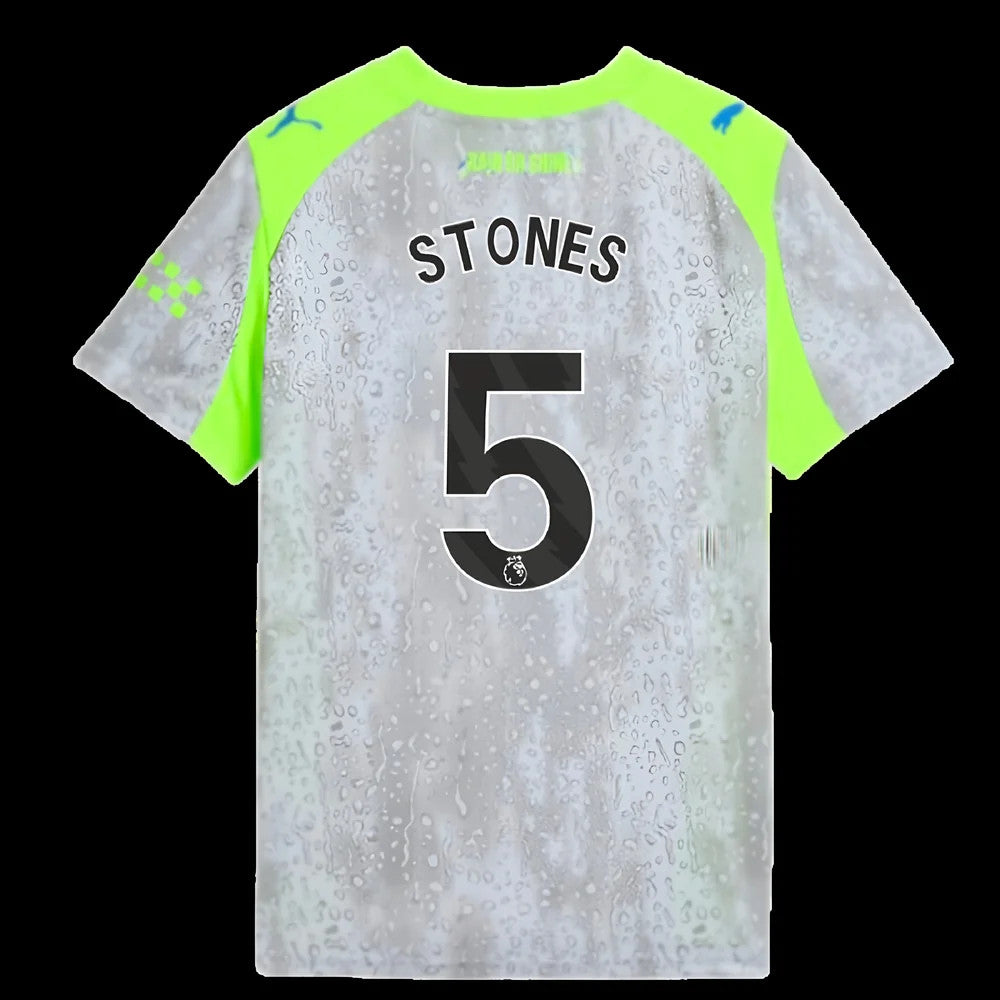 2025-2026 Man City Third Shirt (Kids) (Stones 5)_0