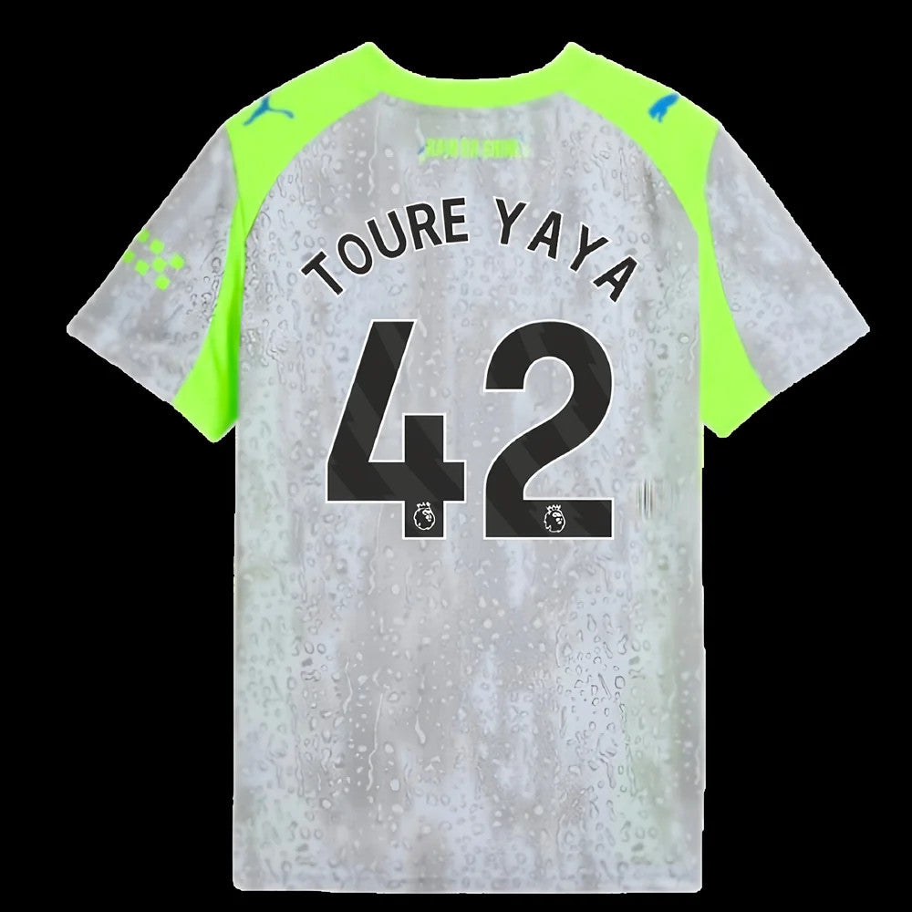 2025-2026 Man City Third Shirt (Kids) (Toure Yaya 42)_0
