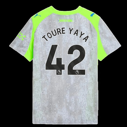2025-2026 Man City Third Shirt (Kids) (Toure Yaya 42)_0