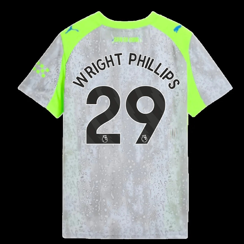 2025-2026 Man City Third Shirt (Kids) (Wright Phillips 29)_0