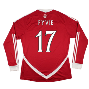 Aberdeen 2011-2012 Home Long Sleeve Shirt (L) (Very Good) (Fyvie 17)_1