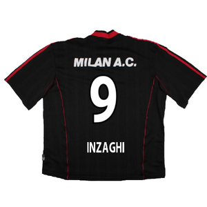 AC Milan 2000-01 Adidas Training Shirt (XL) (Inzaghi 9) (Good)_1