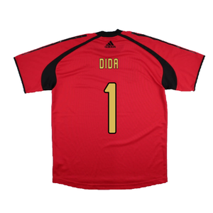 AC Milan 2004-05 Adidas Champions League Training Shirt (L) (Dida 1) (Very Good)_1