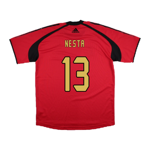 AC Milan 2004-05 Adidas Champions League Training Shirt (L) (Nesta 13) (Very Good)_1