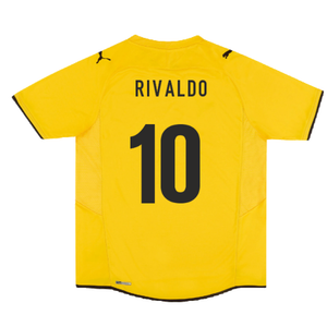 AEK Athens 2009-10 Home Shirt ((Excellent) XL) (Rivaldo 10)_2