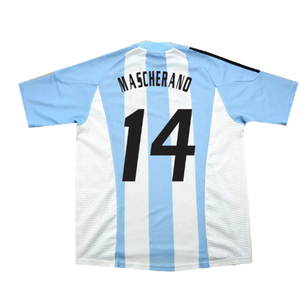 Argentina 2002-04 Home Shirt (L) (Excellent) (MASCHERANO 14)_1