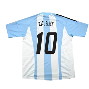 Argentina 2002-04 Home Shirt (L) (Excellent) (RIQUELME 10)_1