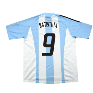 Argentina 2002-04 Home Shirt (L) (Excellent) (Batistuta 9)_1