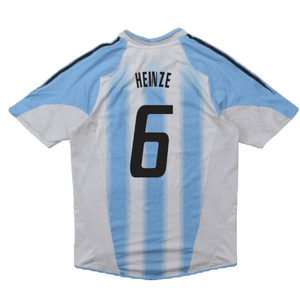 Argentina 2004-06 Home Shirt (S) (Good) (Heinze 6)_1