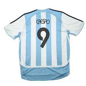 Argentina 2006-2007 Home Shirt (Good) (Crespo 9)_1