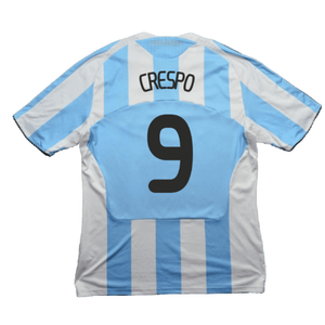 Argentina 2008-09 Home Shirt (S) (Very Good) (Crespo 9)_1