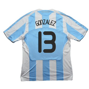 Argentina 2008-09 Home Shirt (L) (Very Good) (Gonzalez 13)_1