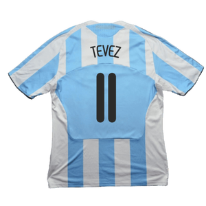 Argentina 2008-09 Home Shirt (S) (Very Good) (Tevez 11)_1