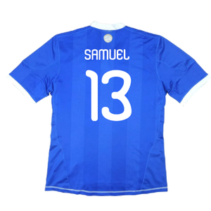 Argentina 2010-11 Away Shirt (S) (Very Good) (Samuel 13)_1