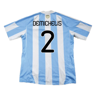 Argentina 2010-11 Home (L) (Excellent) (Demichelis 2)_1