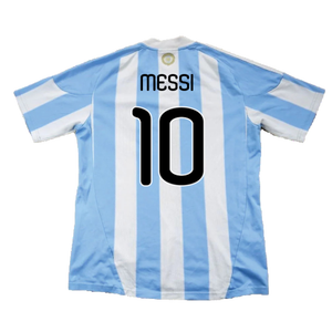 Argentina 2010-11 Home (L) (Excellent) (Messi 10)_1