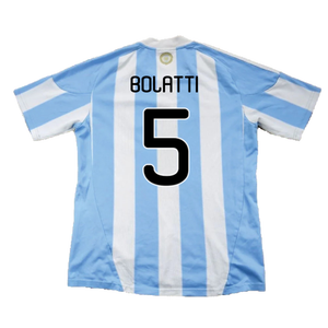 Argentina 2010-11 Home Shirt (Excellent) (Bolatti 5)_1