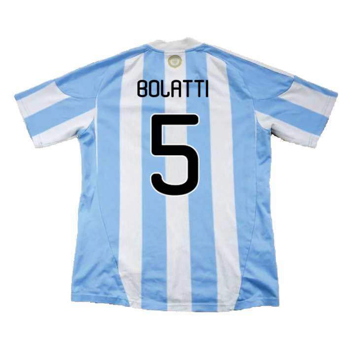 Argentina 2010-11 Home Shirt (Excellent) (Bolatti 5)