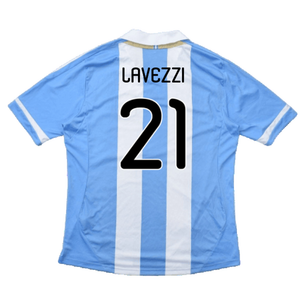 Argentina 2011-2012 Home Shirt (L) (Good) (Lavezzi 21)_1