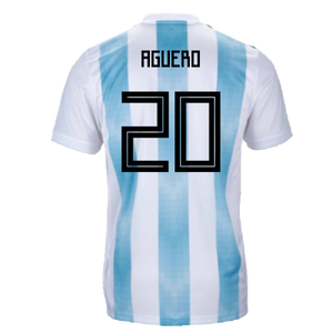 Argentina 2018-19 Home Shirt (XL) (Excellent) (Aguero 20)_1