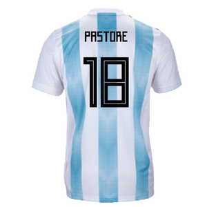 Argentina 2018-19 Home Shirt (XL) (Excellent) (Pastore 18)_1