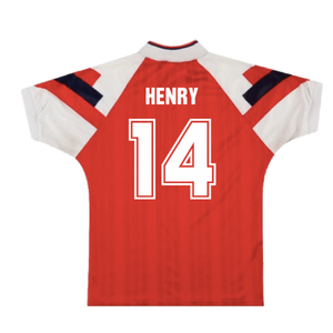 Arsenal 1992-04 Home (L) (Excellent) (Henry 14)_1