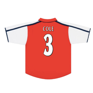 Arsenal 2000-02 Home Shirt (S) (Very Good) (Cole 3)_1