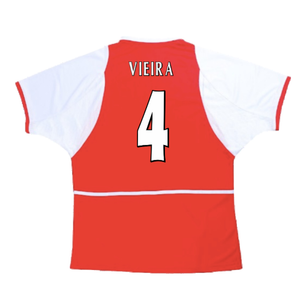 Arsenal 2002-04 Home Shirt (XL) (Very Good) (Vieira 4)_1