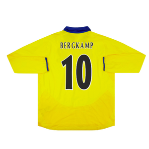 Arsenal 2003-05 Long Sleeve Away Shirt (Excellent) (Bergkamp 10)_1