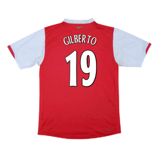 Arsenal 2006-08 Home Shirt (XL) (Excellent) (Gilberto 19)_1