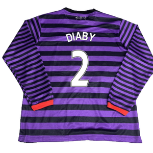 Arsenal 2012-13 Away Long Sleeve Shirt (M) (Good) (Diaby 2)_1